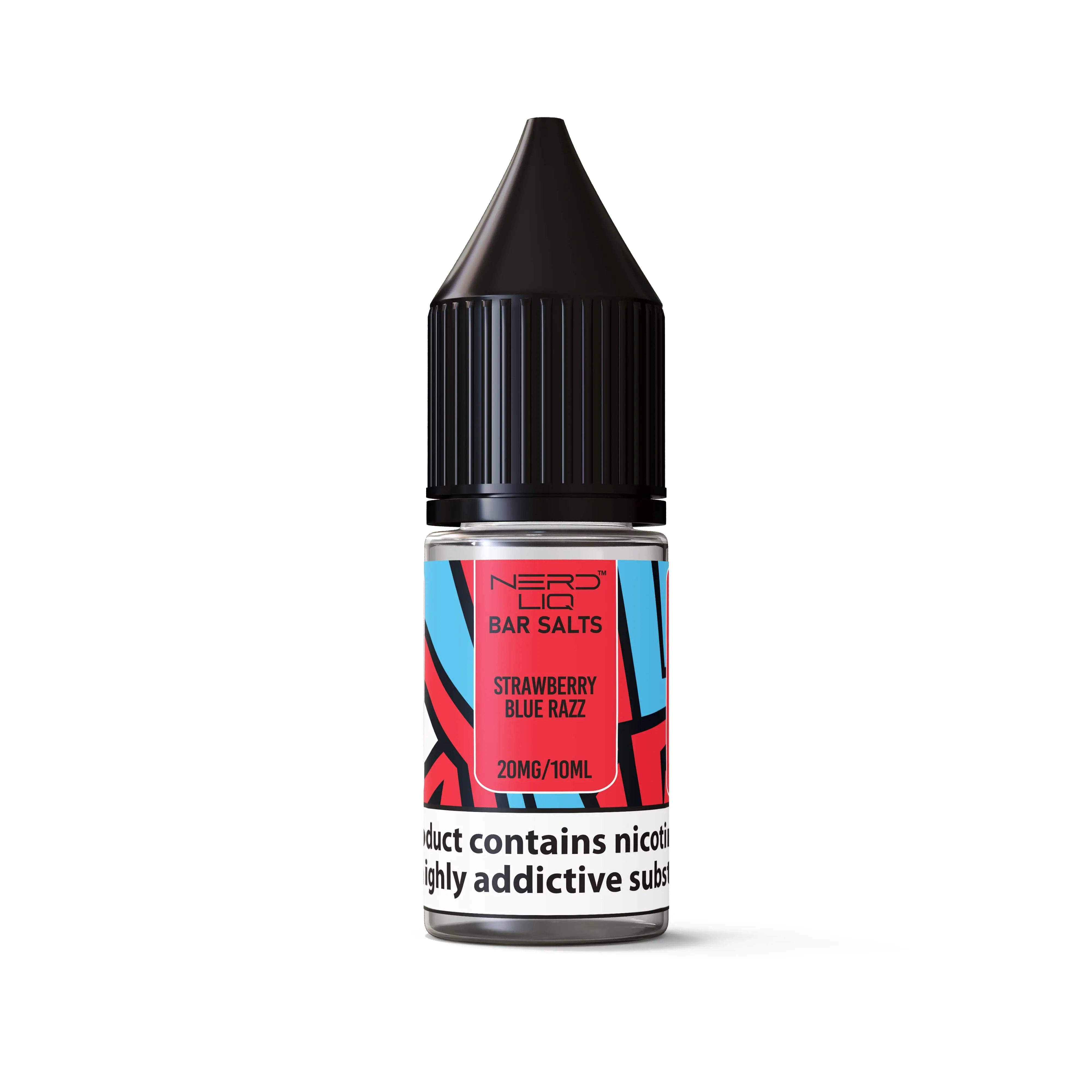  Strawberry Blue Razz Nic Salt E-liquid by Nerd Liq 10ml 